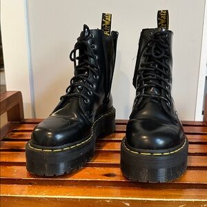 Dr. Martens Black Combat Boots